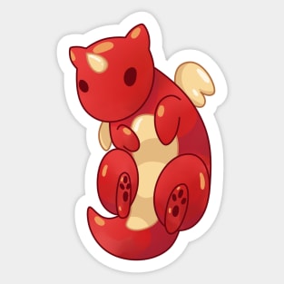 Unigon Chibi Red Dragon Sticker